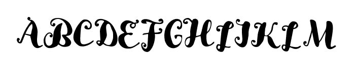 Ladyrose Font UPPERCASE