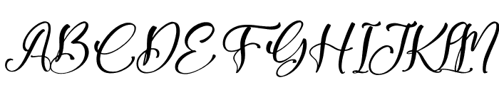 Ladytop Italic Font UPPERCASE