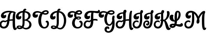 Ladywish Regular Font UPPERCASE