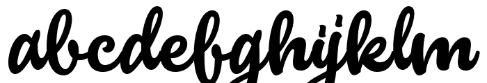 Ladywish Regular Font LOWERCASE