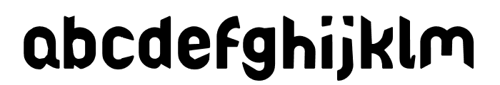 Lafaga Font LOWERCASE