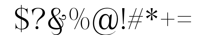 LafemmeVibe-Regular Font OTHER CHARS