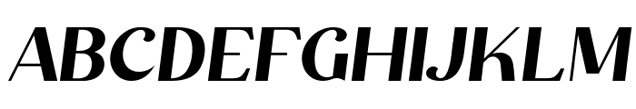 Lafier Italic Font UPPERCASE