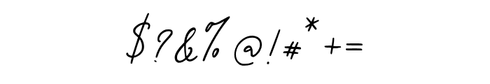 LafiskenSignature-Regular Font OTHER CHARS