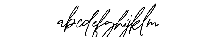 LafiskenSignature-Regular Font LOWERCASE