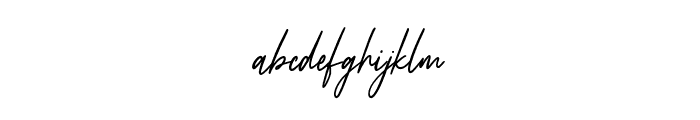 Lafoyettes Font LOWERCASE