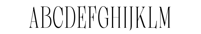 Lagency-Condensed Font UPPERCASE