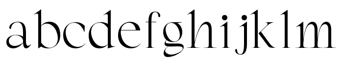 Lagency-Regular Font LOWERCASE