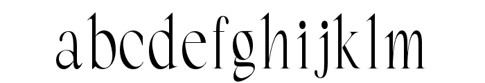 Lagency-SemiCondensed Font LOWERCASE