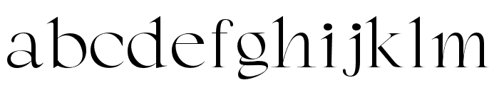 Lagency-SemiWide Font LOWERCASE