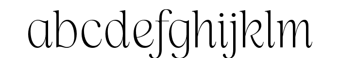 LahKagok-ExtraLight Font LOWERCASE