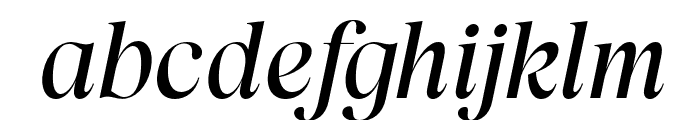 LahKagok-MediumItalic Font LOWERCASE