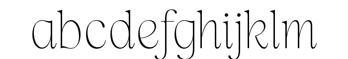 LahKagok-Thin Font LOWERCASE