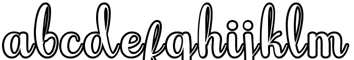 Laineonbox Bold Font LOWERCASE