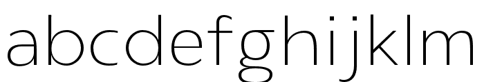 LaireSans-ExtraLight Font LOWERCASE