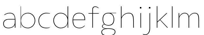 LaireSans-Thin Font LOWERCASE