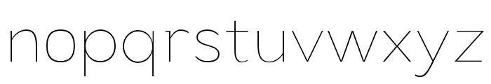 LaireSans-Thin Font LOWERCASE