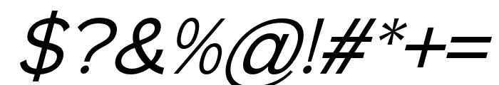 Lakaran-Italic Font OTHER CHARS