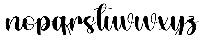 Lakeside Getaway Font LOWERCASE