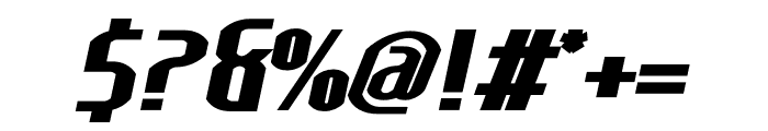 Lakisa Black Italic Font OTHER CHARS