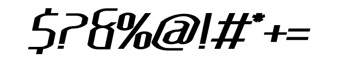 Lakisa Expanded Italic Font OTHER CHARS