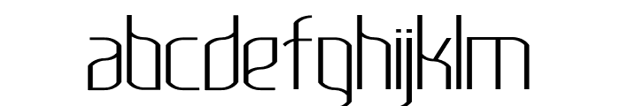 Lakisa ExtraLight Font LOWERCASE