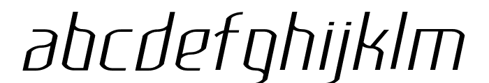 Lakisa Light Italic Font LOWERCASE