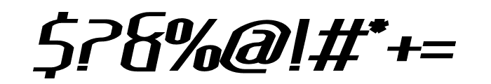 Lakisa Medium Expanded Italic Font OTHER CHARS