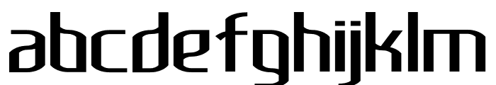 Lakisa Medium Expanded Font LOWERCASE
