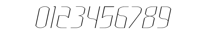 Lakisa Thin Italic Font OTHER CHARS