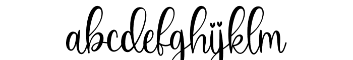 Lala Font LOWERCASE