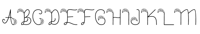 Lalapah Font UPPERCASE