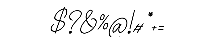Lalatina Patricia Script Italic Font OTHER CHARS