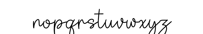 Lalatina Patricia Script Font LOWERCASE