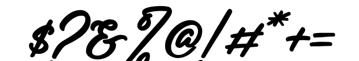 Lamberta Signature Italic Font OTHER CHARS