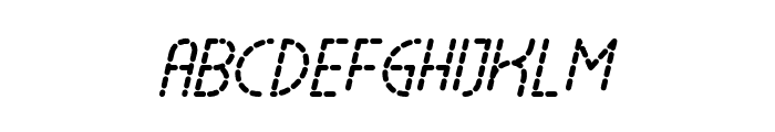 Lamberto Bold Italic Dash Font UPPERCASE