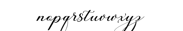 Lamborghini Script Font LOWERCASE