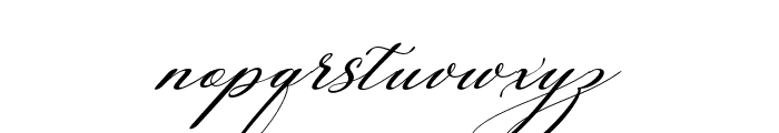 LamborghiniSlant Font LOWERCASE