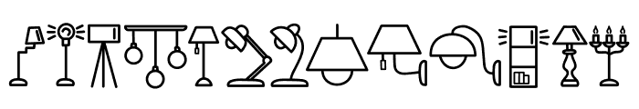 Lamp Doodle Font LOWERCASE