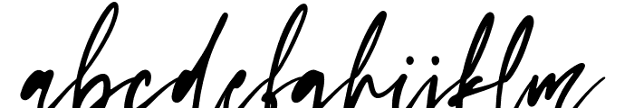 Lampard Signature Font LOWERCASE