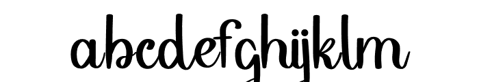 Lamplight Font LOWERCASE