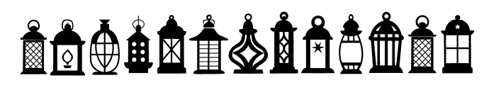 Lamps Font UPPERCASE