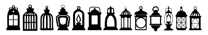 Lamps Font UPPERCASE