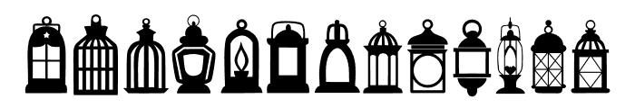 Lamps Font LOWERCASE