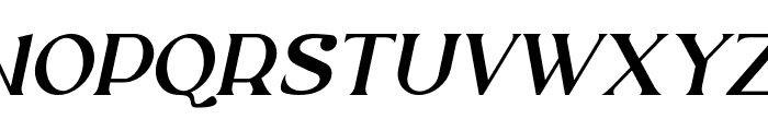Lamunan Italic Font UPPERCASE