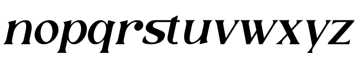 Lamunan Italic Font LOWERCASE