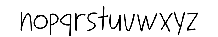 Lance tastass Font LOWERCASE