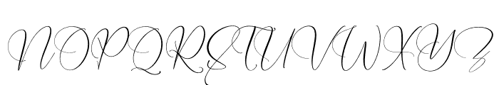 Landerful Signature Font UPPERCASE