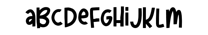 Landmark Font - Filled Regular Font LOWERCASE