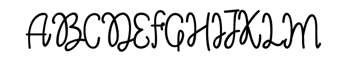 Landmark signature Font UPPERCASE